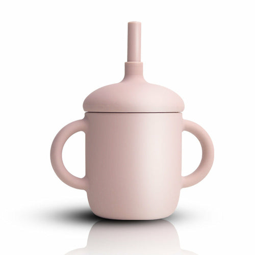 Silicone Toddler Training Cup with Straw