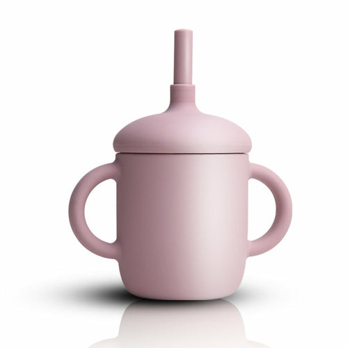 Silicone Toddler Training Cup with Straw