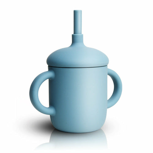 Silicone Toddler Training Cup with Straw