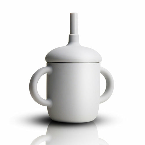Silicone Toddler Training Cup with Straw